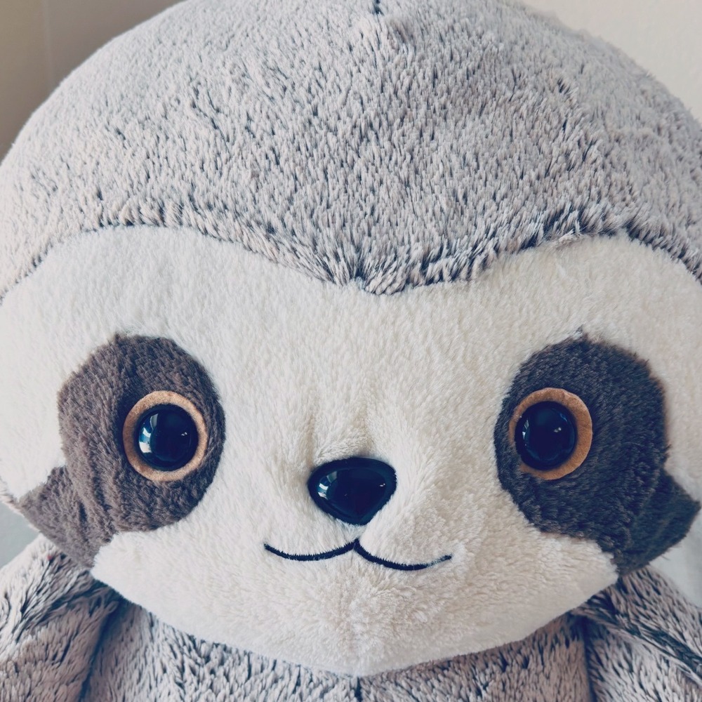 Hallmark Baby Sloth Plush 20" Jumbo Large Stuffed Animal Brown Soft Huggable - Picture 4 of 7